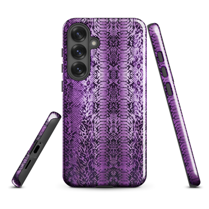 Purple Snake Skin Tough Case for Samsung