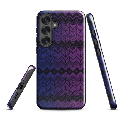 Purple & Blue Chevron Classic Tough Case for Samsung