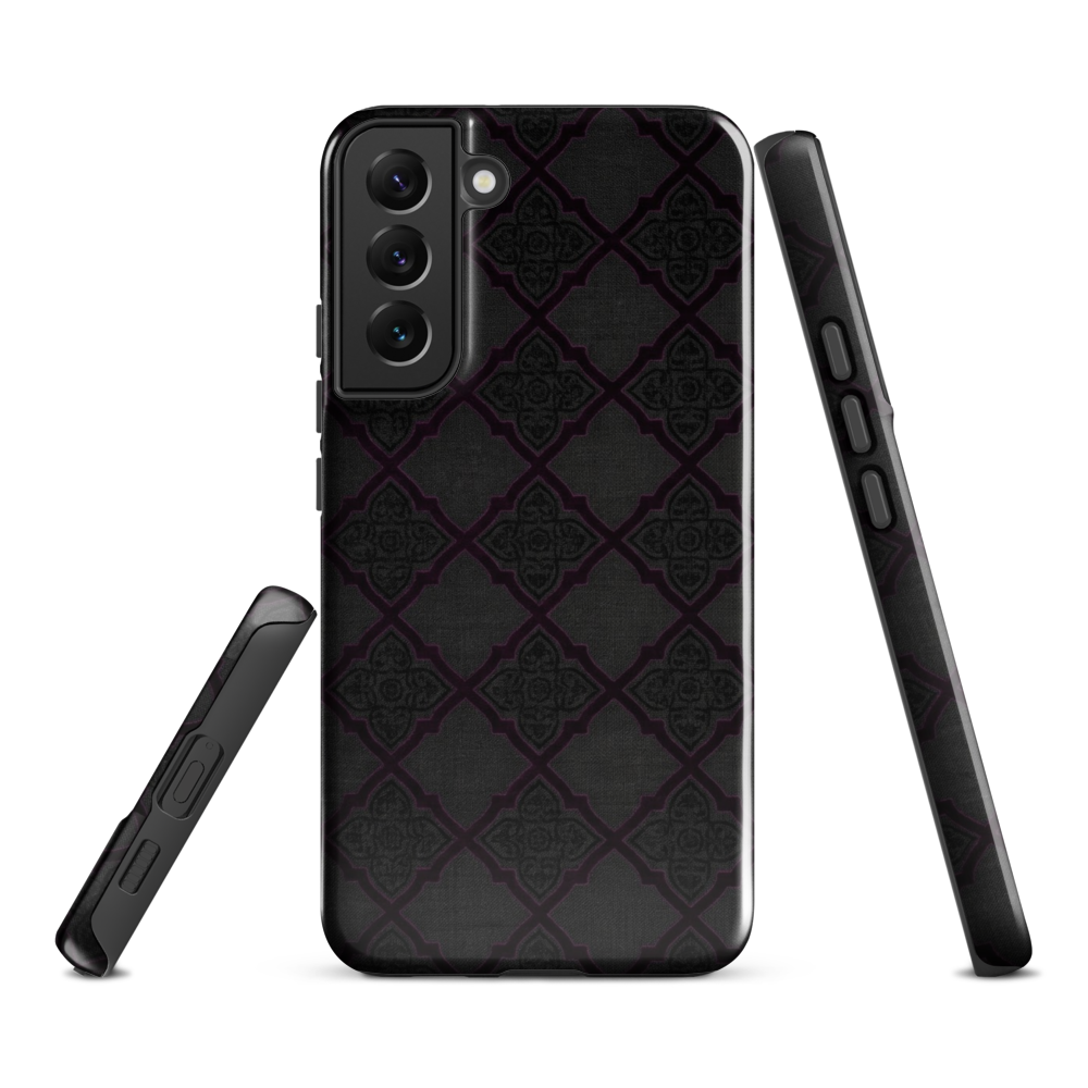 Black and Purple Whimsy Mall Goth Tough Case for Samsung
