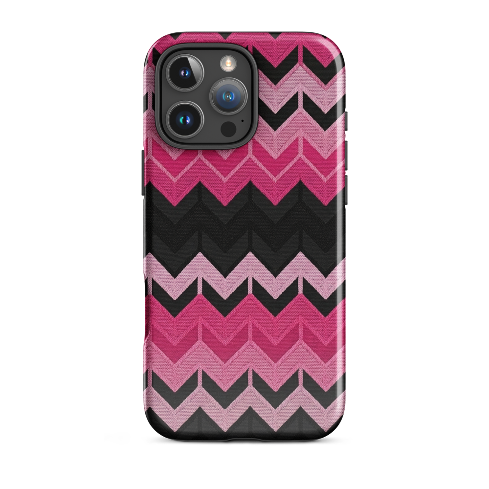 Pink Chevron Tough Case for iPhone®