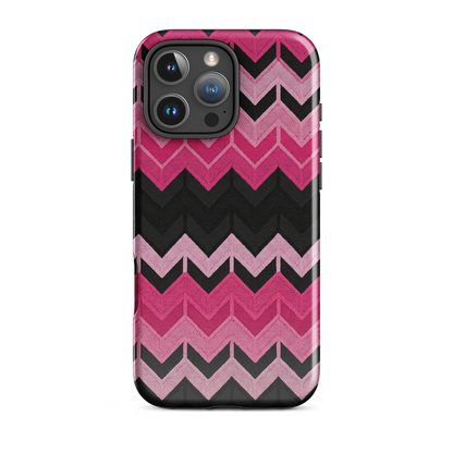 Pink Chevron Tough Case for iPhone®