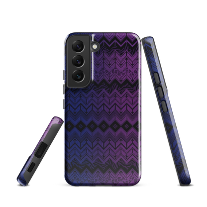 Purple & Blue Chevron Classic Tough Case for Samsung