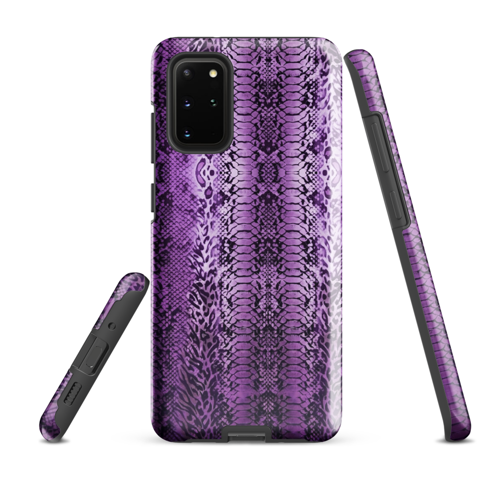 Purple Snake Skin Tough Case for Samsung