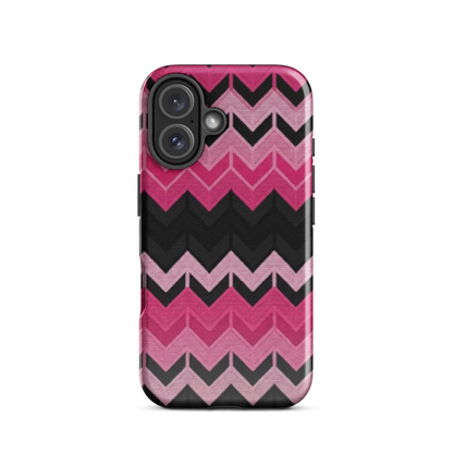 Pink Chevron Tough Case for iPhone®