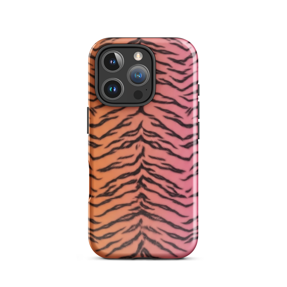 Sunset Tiger Print Tough Case for iPhone®
