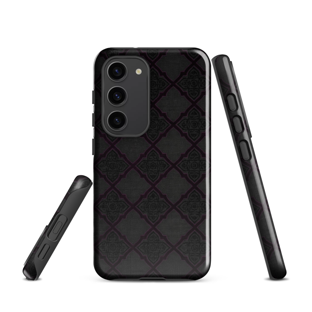 Black and Purple Whimsy Mall Goth Tough Case for Samsung