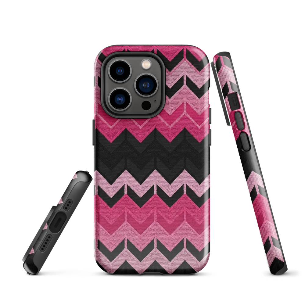 Pink Chevron Tough Case for iPhone®