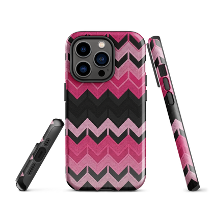 Pink Chevron Tough Case for iPhone®