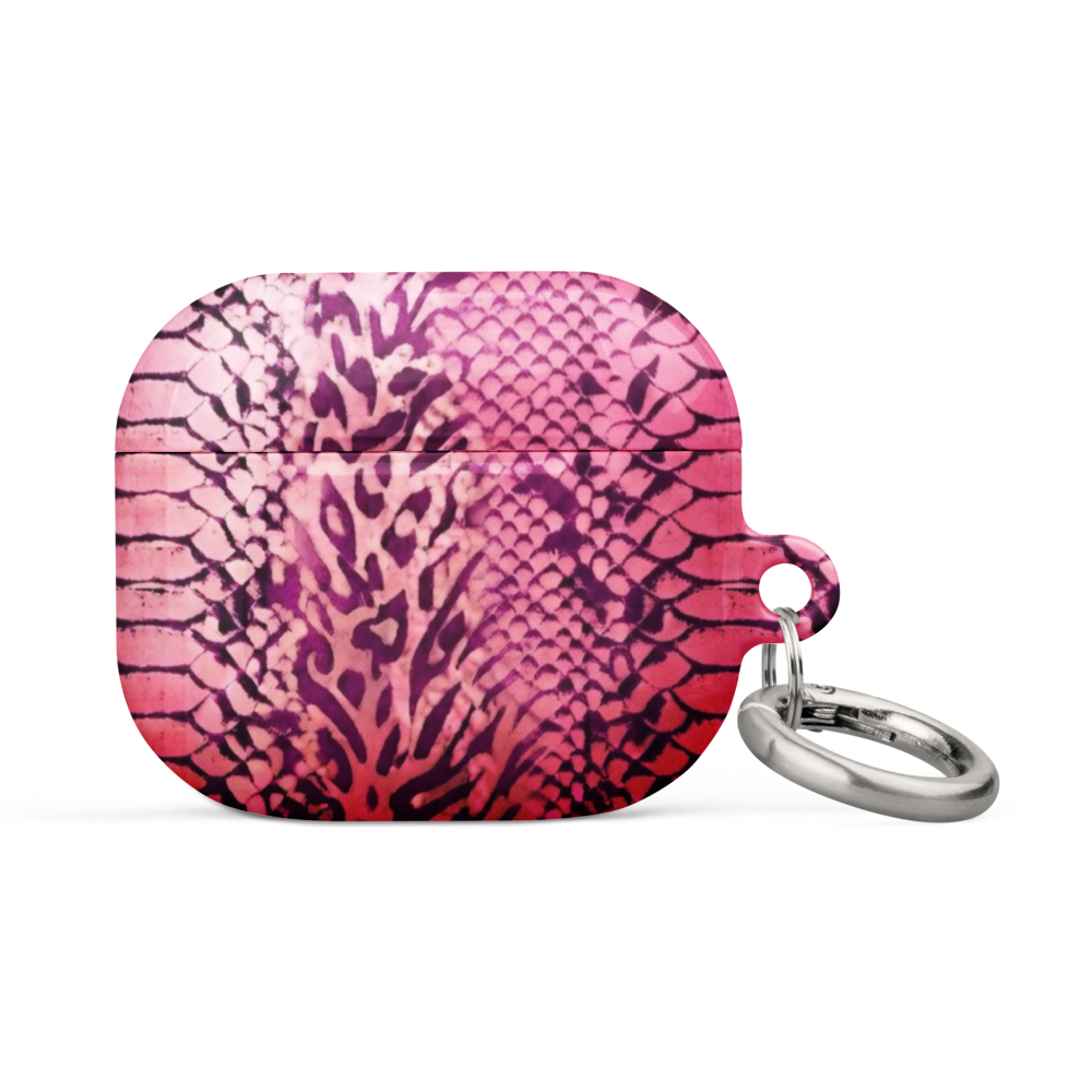 Pink Snake Skin & Leopard Print Case for AirPods®