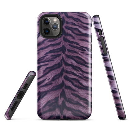 Purple Tiger Print Tough Case for iPhone®