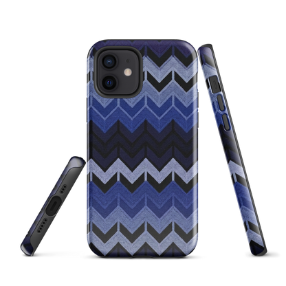Blue Chevron Tough Case for iPhone®