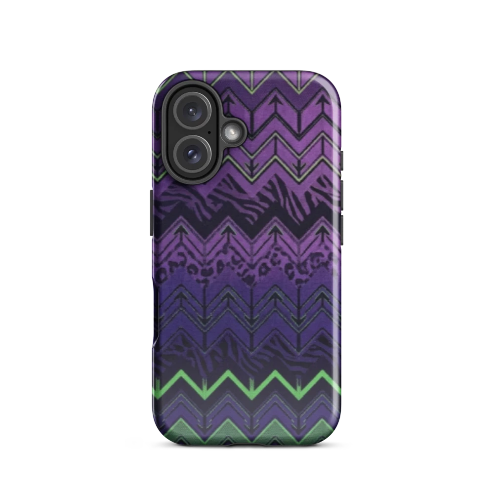 Halloween Edition Chevron Zebra & Leopard Print Tough Case for iPhone®