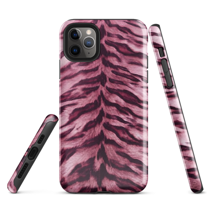 Pink Tiger Print Tough Case for iPhone®