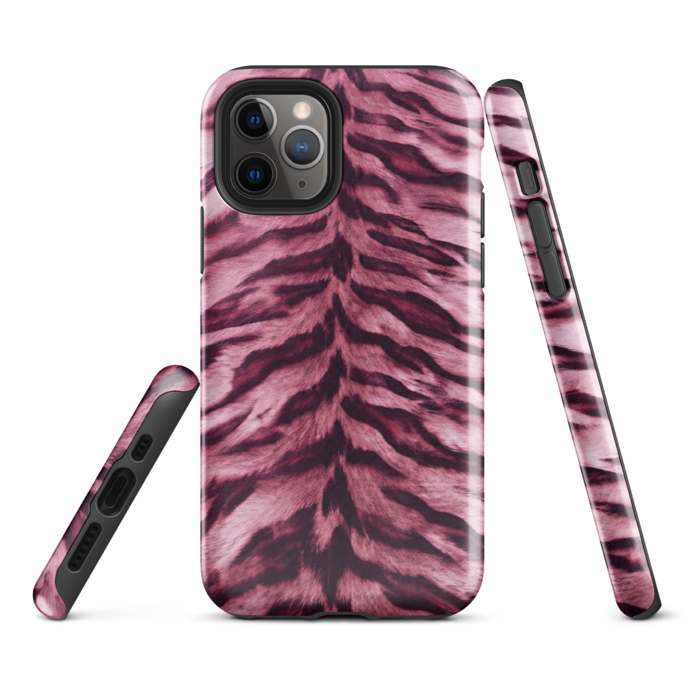Pink Tiger Print Tough Case for iPhone®