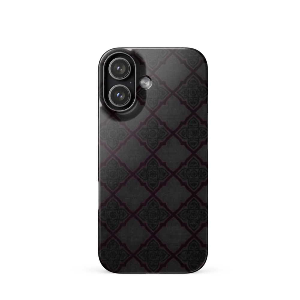 Black and Purple Whimsy Mall Goth Snap Case for iPhone