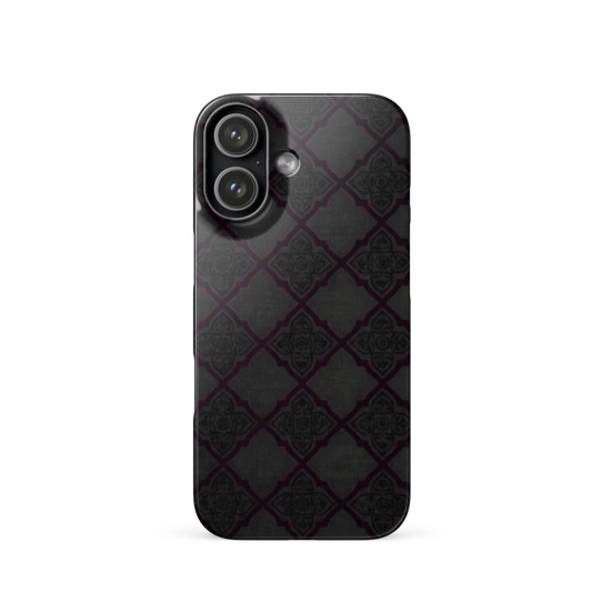 Black and Purple Whimsy Mall Goth Snap Case for iPhone