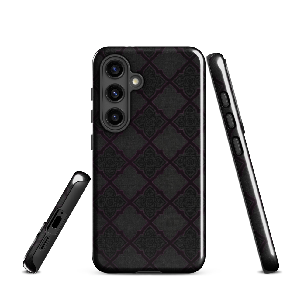 Black and Purple Whimsy Mall Goth Tough Case for Samsung