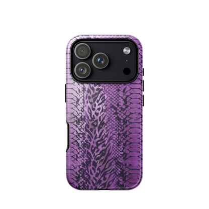Purple Snake Skin Tough Case for iPhone®
