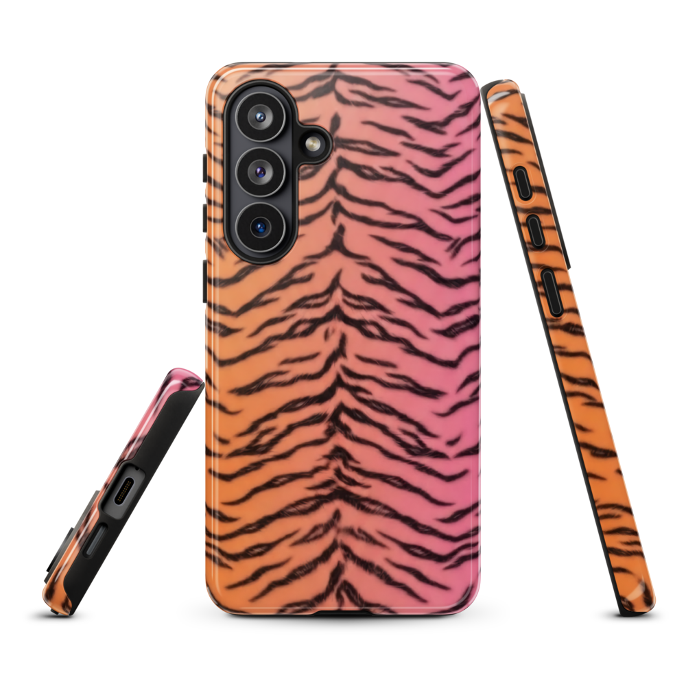 Sunset Tiger Print Tough Case for Samsung