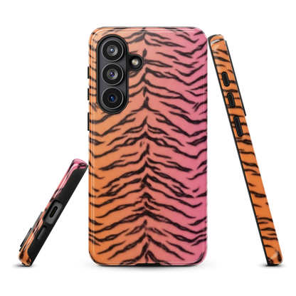 Sunset Tiger Print Tough Case for Samsung