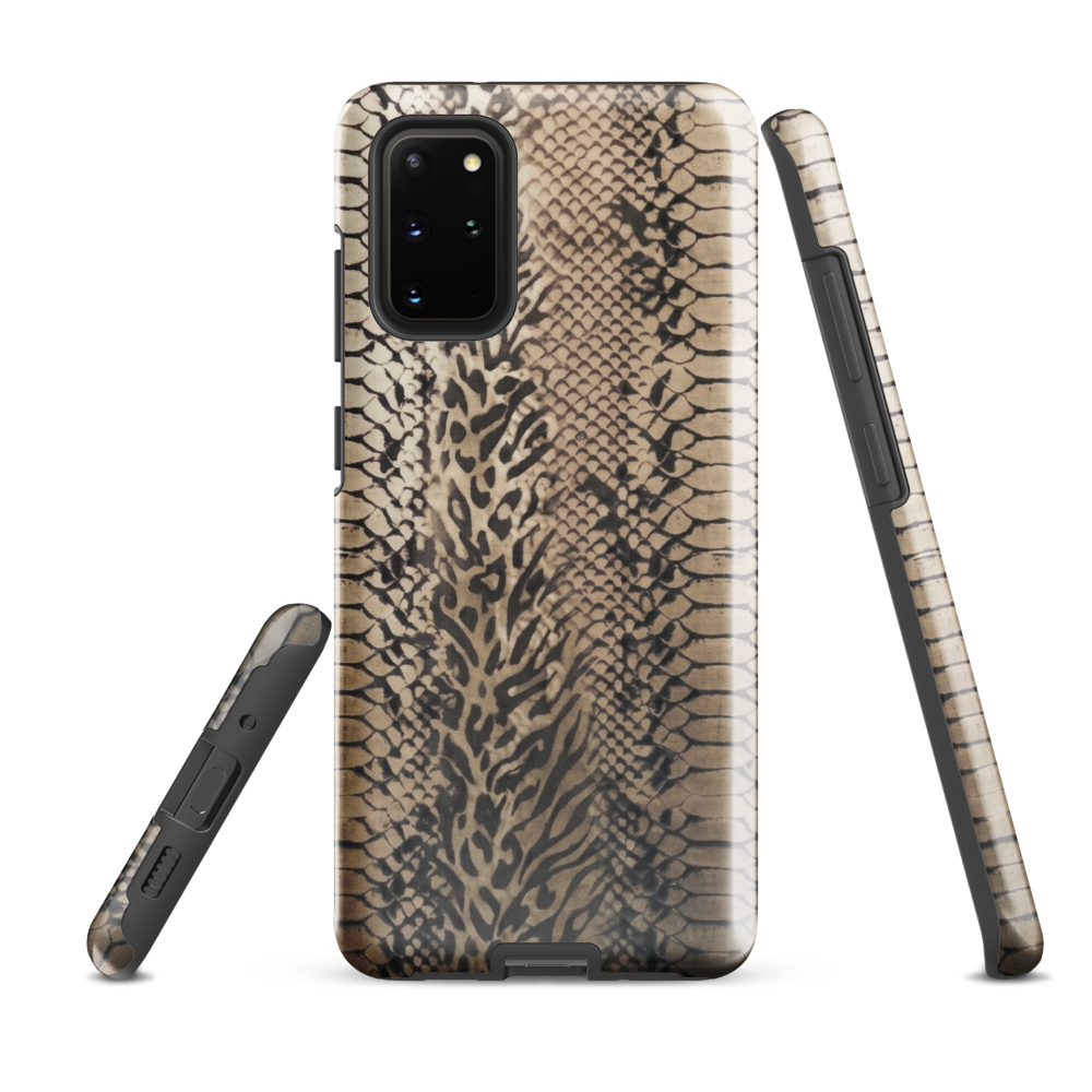 Neutral Snake Skin Tough Case for Samsung