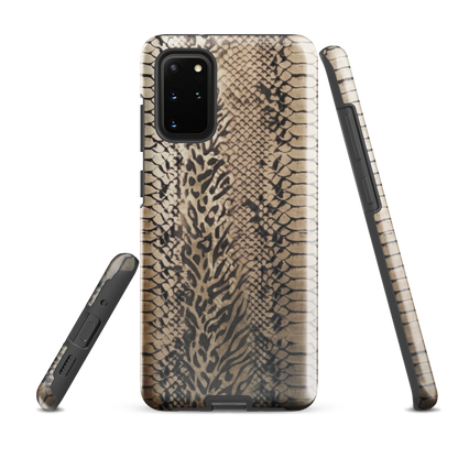 Neutral Snake Skin Tough Case for Samsung