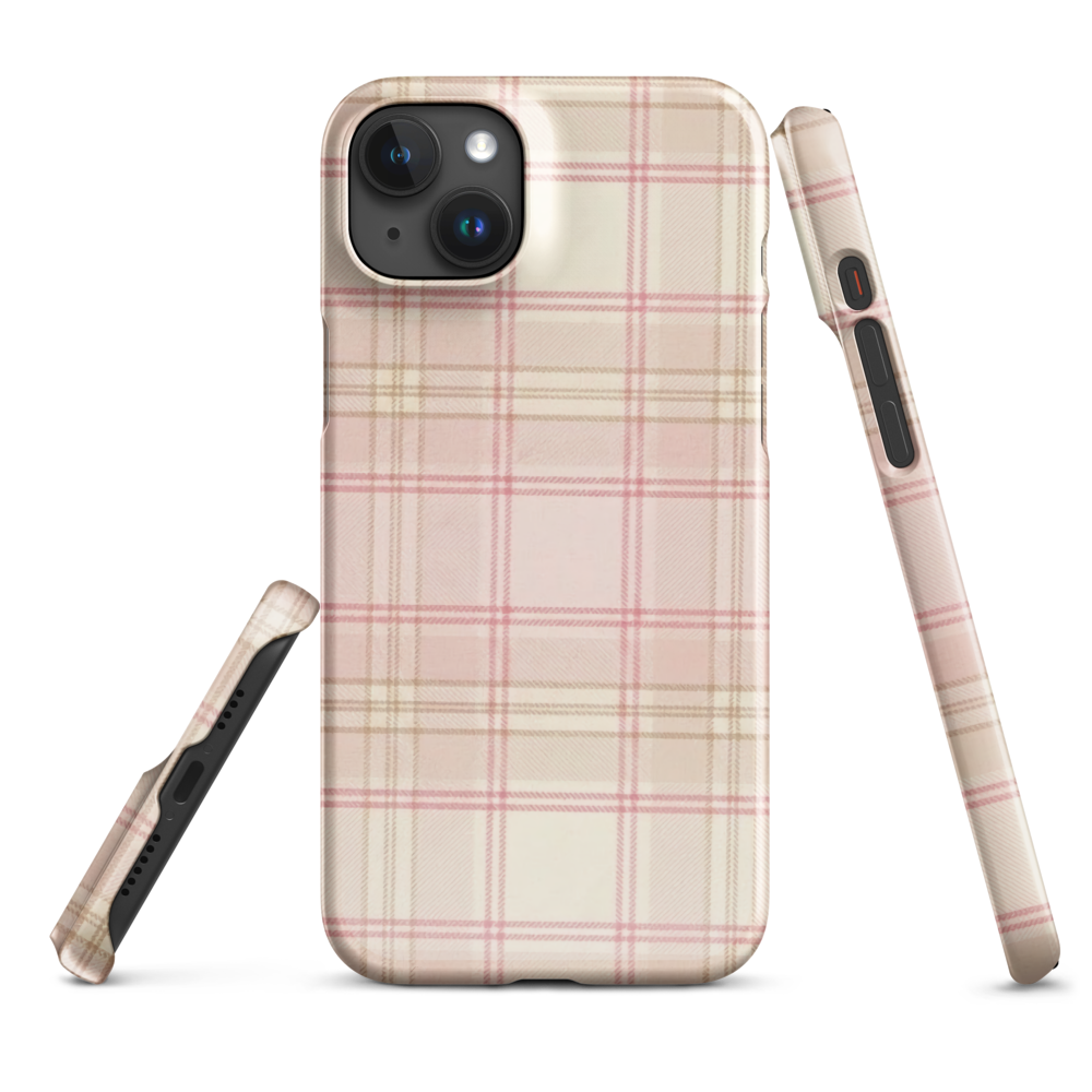 Yellow and Cream Coquette Snap Case for iPhone