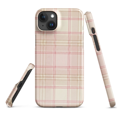 Yellow and Cream Coquette Snap Case for iPhone