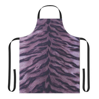 Purple Tiger Print Strap Apron