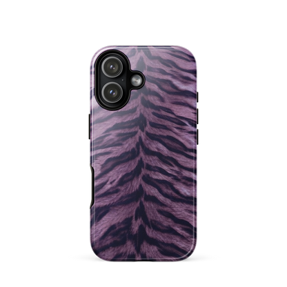 Purple Tiger Print Tough Case for iPhone®