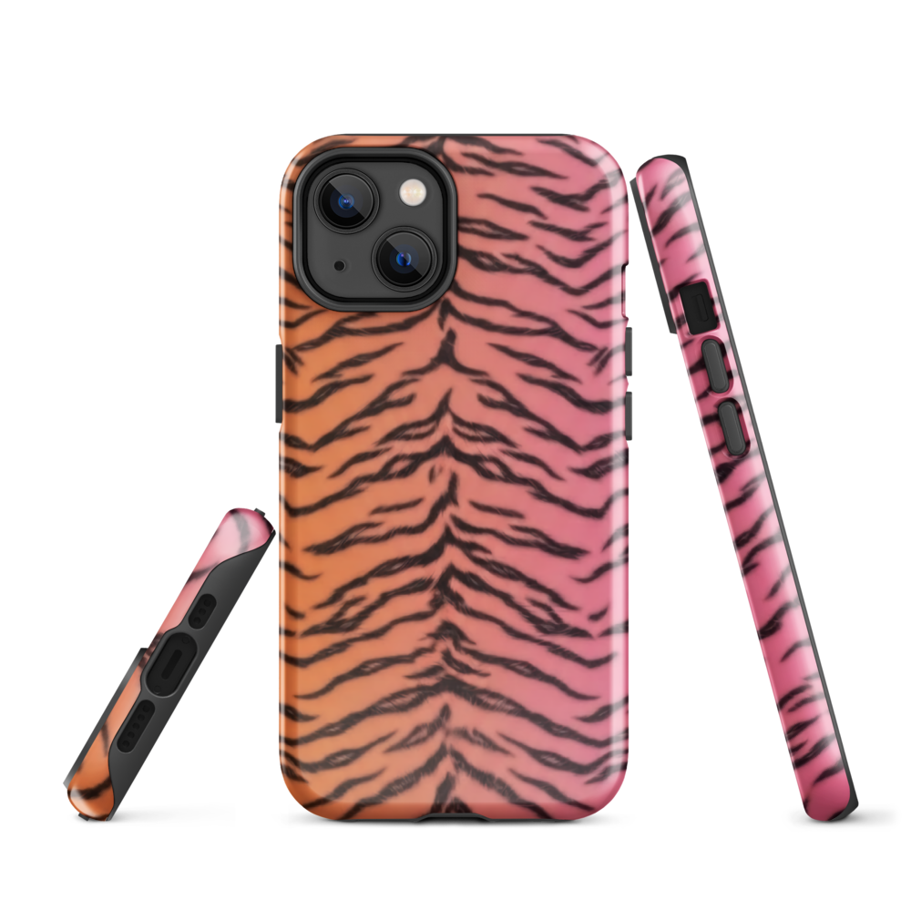 Sunset Tiger Print Tough Case for iPhone®