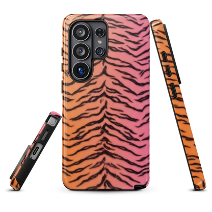 Sunset Tiger Print Tough Case for Samsung