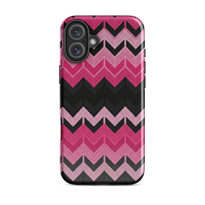 Pink Chevron Tough Case for iPhone®