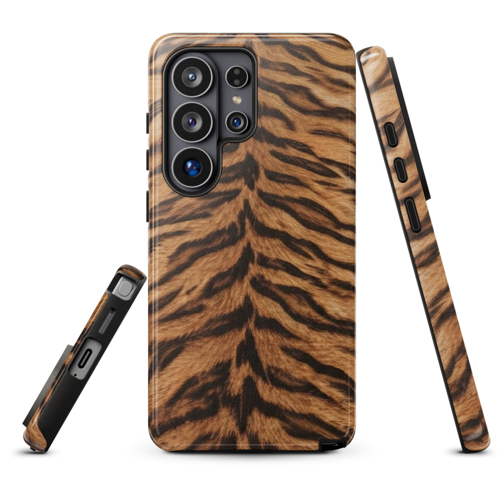 Tiger Print Tough Case for Samsung