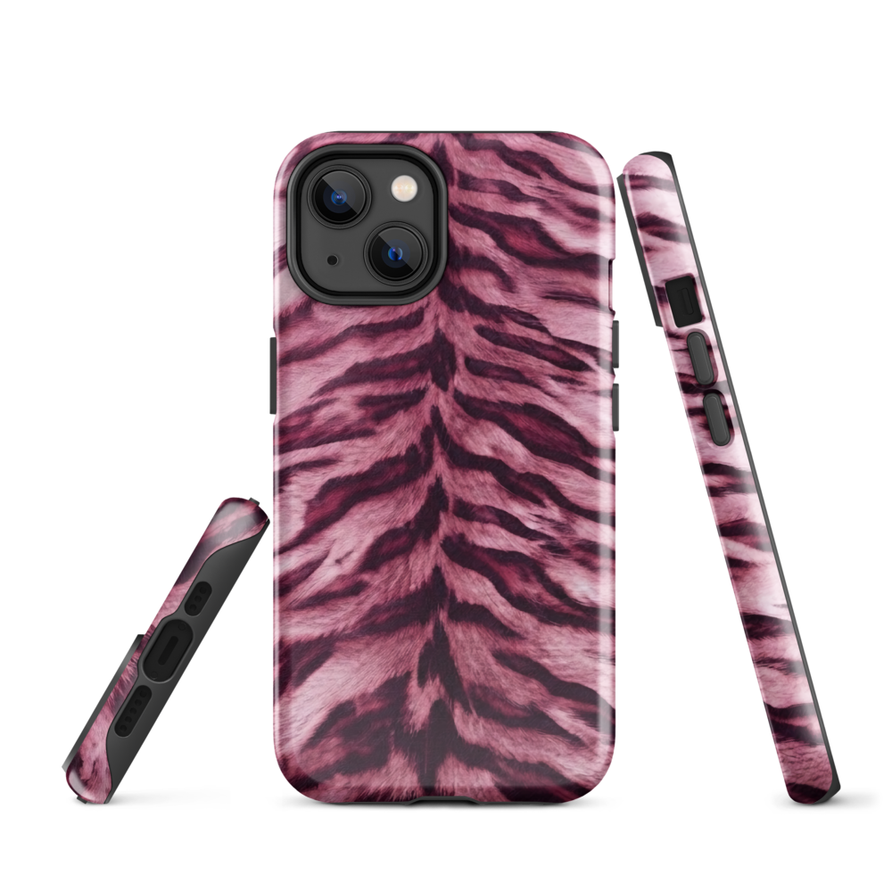 Pink Tiger Print Tough Case for iPhone®