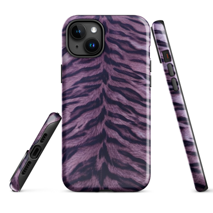Purple Tiger Print Tough Case for iPhone®