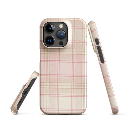 Yellow and Cream Coquette Snap Case for iPhone