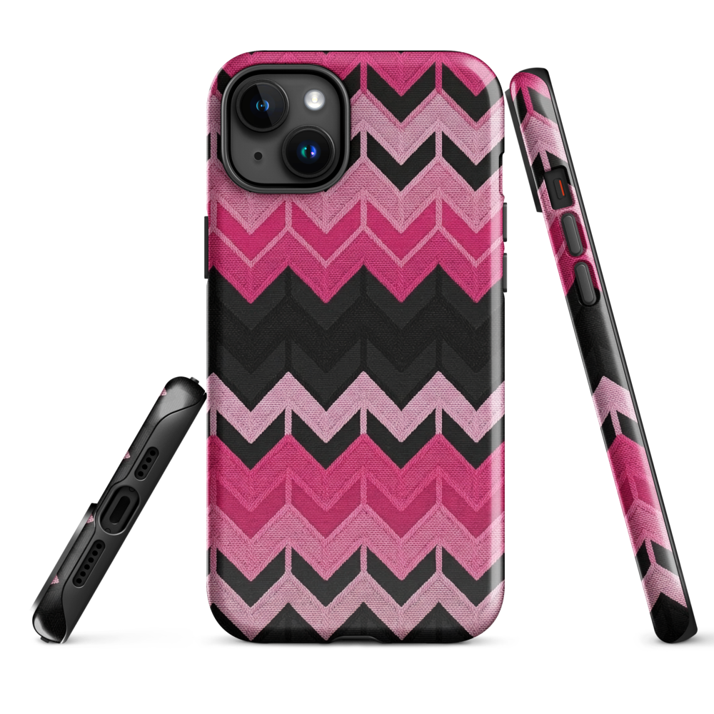 Pink Chevron Tough Case for iPhone®