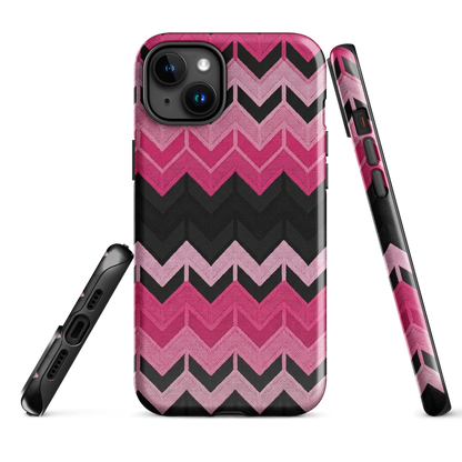 Pink Chevron Tough Case for iPhone®