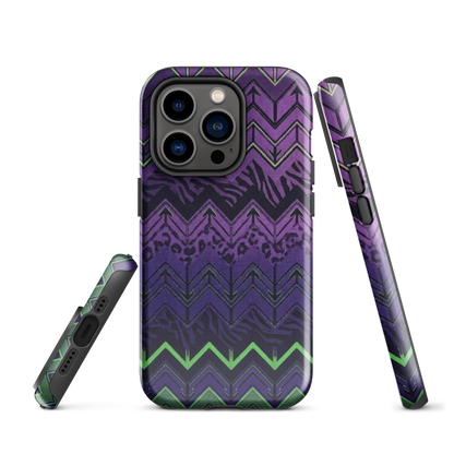 Halloween Edition Chevron Zebra & Leopard Print Tough Case for iPhone®
