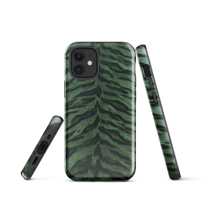 Green Tiger Print Tough Case for iPhone®