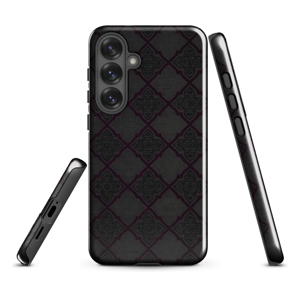 Black and Purple Whimsy Mall Goth Tough Case for Samsung