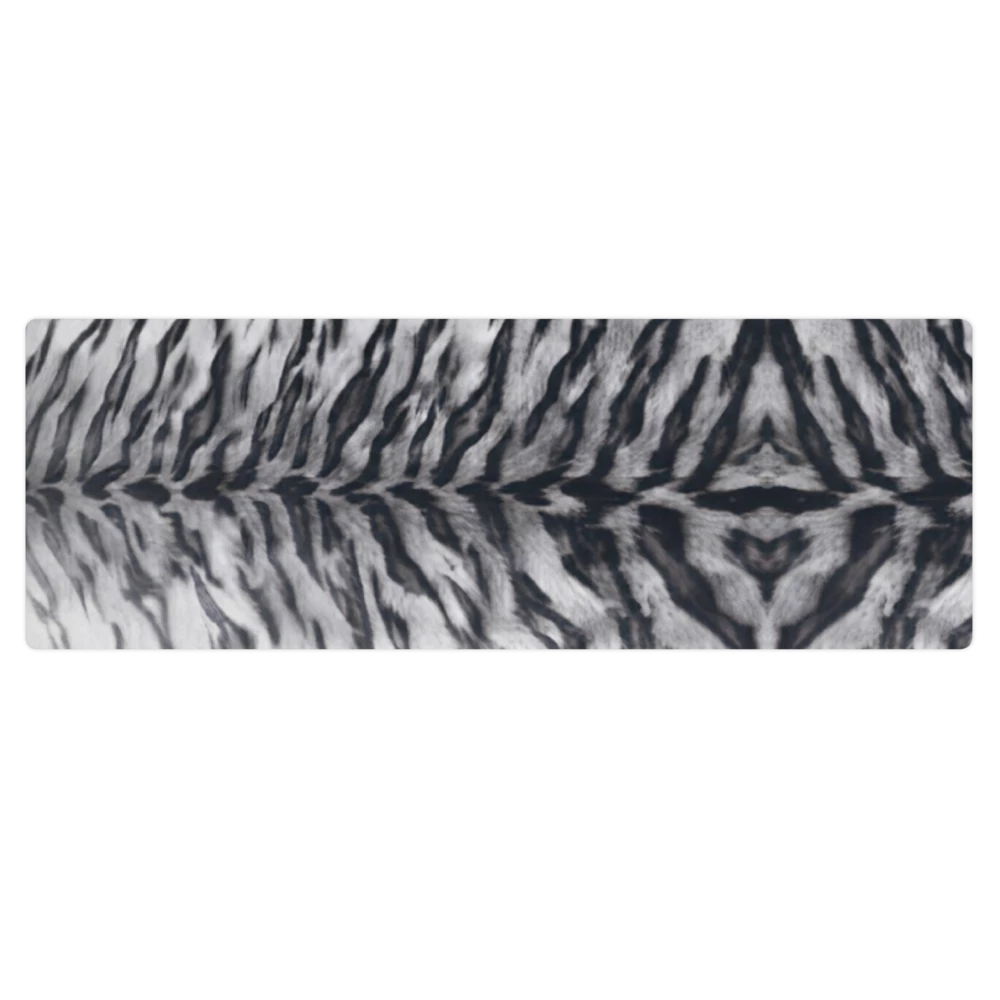 Gray Tiger Print Pilates Yoga Mat