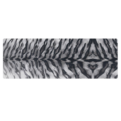 Gray Tiger Print Pilates Yoga Mat