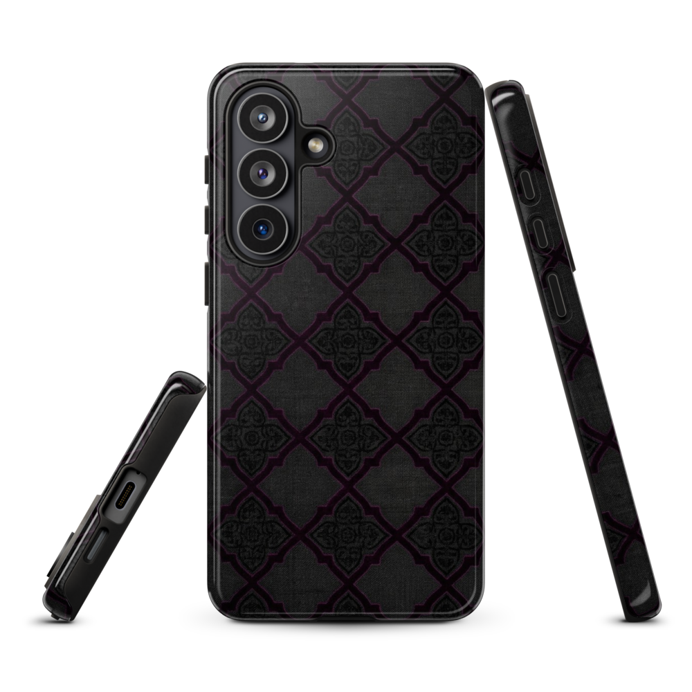 Black and Purple Whimsy Mall Goth Tough Case for Samsung
