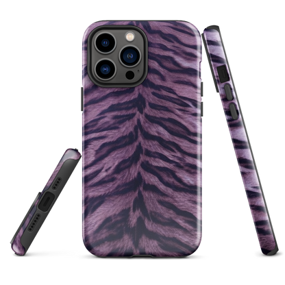 Purple Tiger Print Tough Case for iPhone®