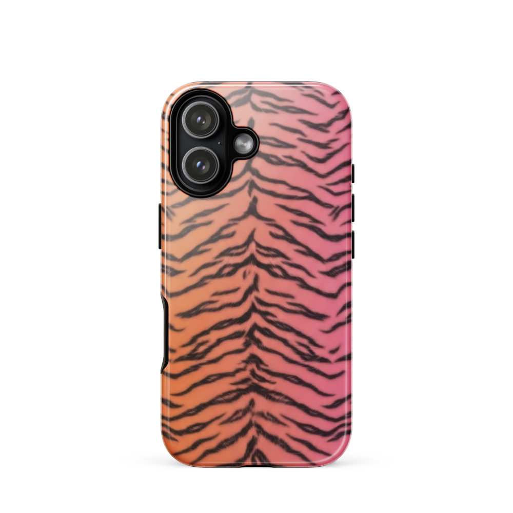 Sunset Tiger Print Tough Case for iPhone®