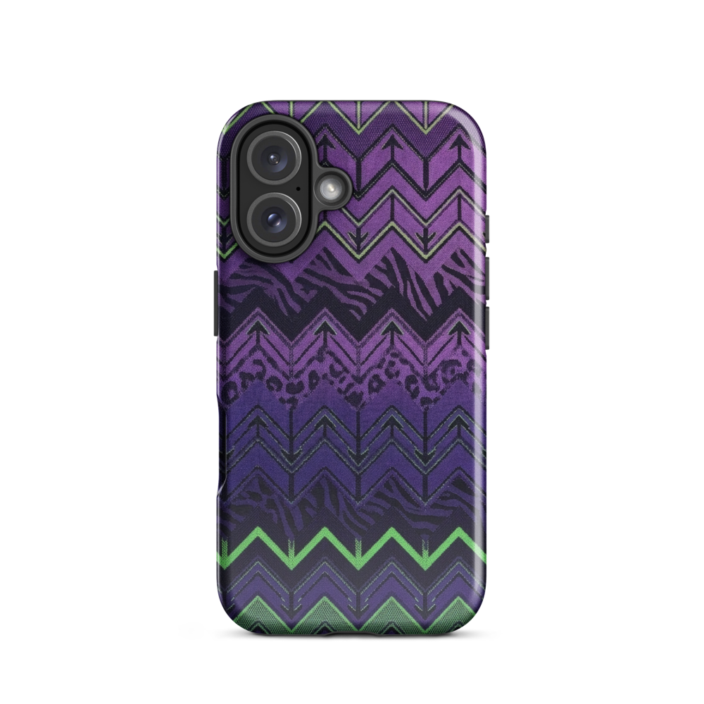 Halloween Edition Chevron Zebra & Leopard Print Tough Case for iPhone®