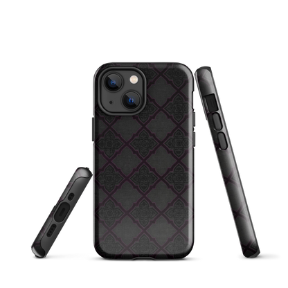 Black and Purple Whimsy Mall Goth Tough Case for iPhone®