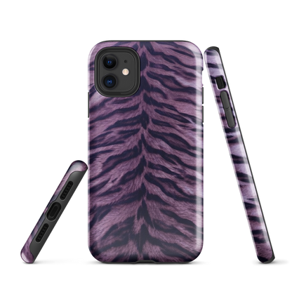 Purple Tiger Print Tough Case for iPhone®